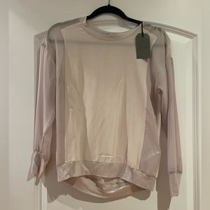 All Saints Eder silk top